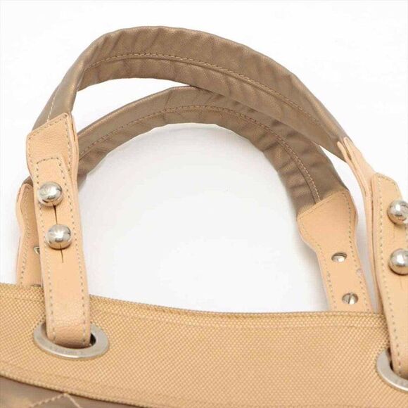 Chanel Paris Biarritz GM Coated Canvas Tote Bag Gold SilverMetal - Picture 6 of 13